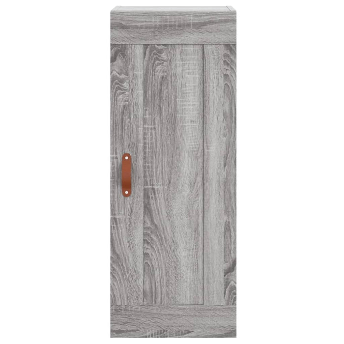 Dulap înalt, gri sonoma, 34,5x34x180 cm, lemn prelucrat WALTI