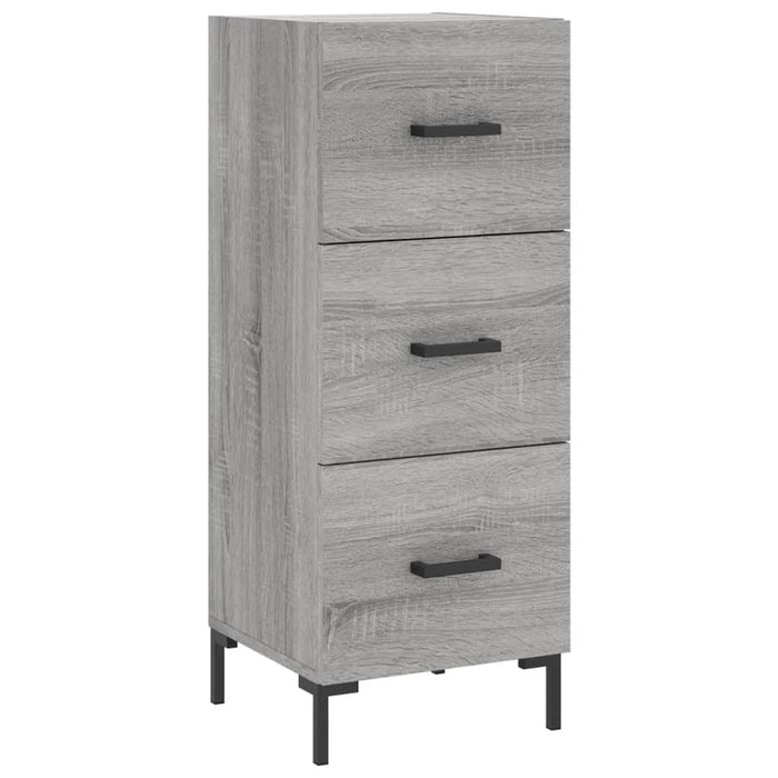 Dulap înalt, gri sonoma, 34,5x34x180 cm, lemn prelucrat - WALTI WALTI