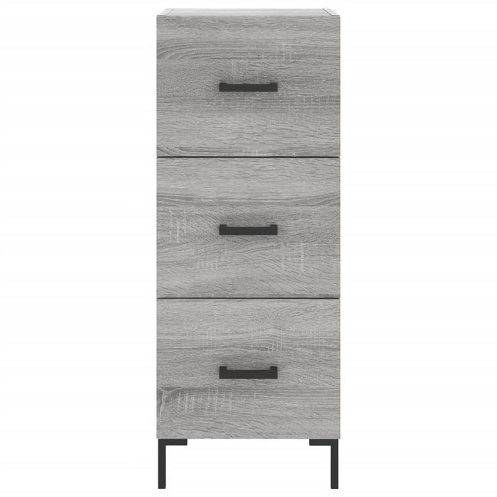 Dulap înalt, gri sonoma, 34,5x34x180 cm, lemn prelucrat - WALTI WALTI