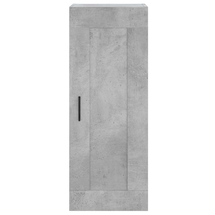 Dulap înalt, gri beton, 34,5x34x180 cm, lemn prelucrat - WALTI WALTI