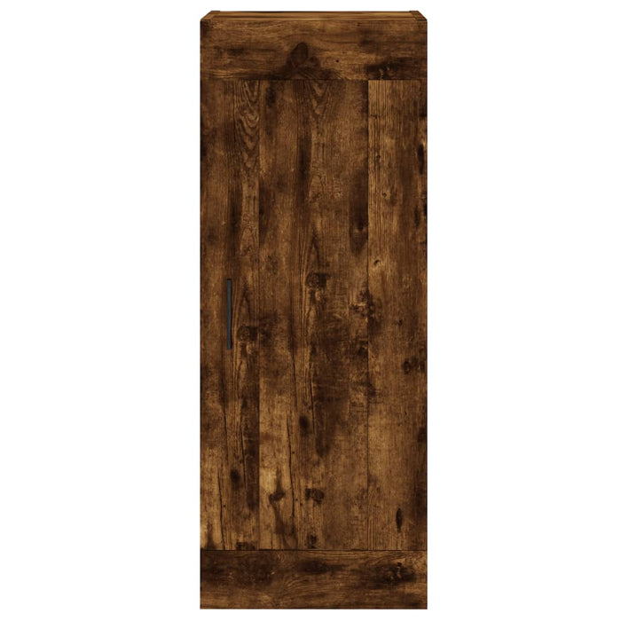 Dulap înalt, stejar fumuriu, 34,5x34x180 cm, lemn prelucrat - WALTI WALTI