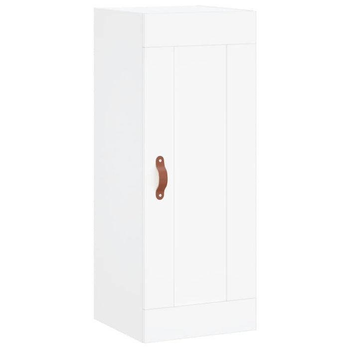 Dulap înalt, alb, 34,5x34x180 cm, lemn prelucrat - WALTI WALTI