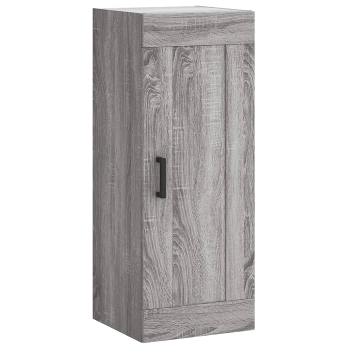 Dulap înalt, gri sonoma, 34,5x34x180 cm, lemn prelucrat WALTI