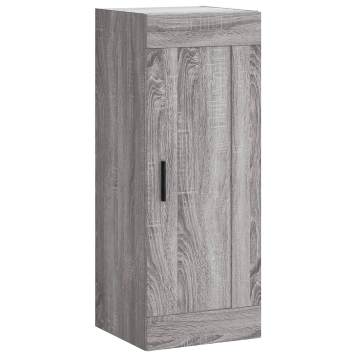 Dulap înalt, gri sonoma, 34,5x34x180 cm, lemn prelucrat WALTI