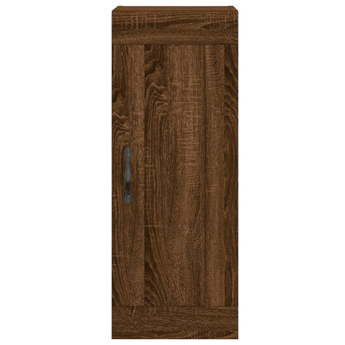 Dulap înalt, stejar maro, 34,5x34x180 cm, lemn prelucrat WALTI