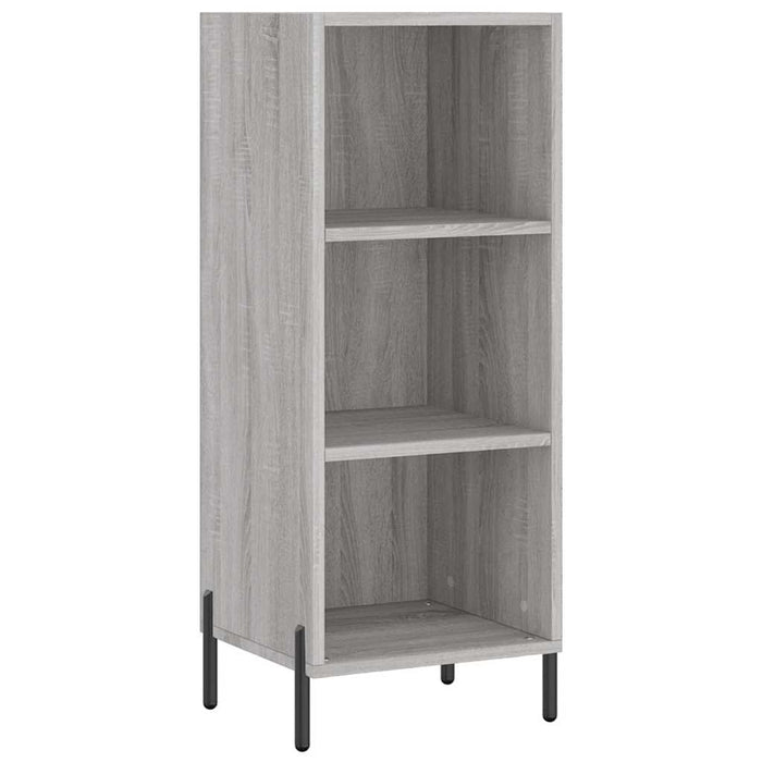 Dulap înalt, gri sonoma, 34,5x34x180 cm, lemn prelucrat - WALTI WALTI