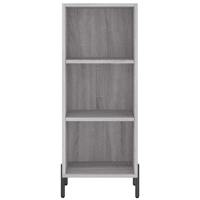 Dulap înalt, gri sonoma, 34,5x34x180 cm, lemn prelucrat - WALTI WALTI