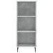 Dulap înalt, gri beton, 34,5x34x180 cm, lemn prelucrat - WALTI WALTI