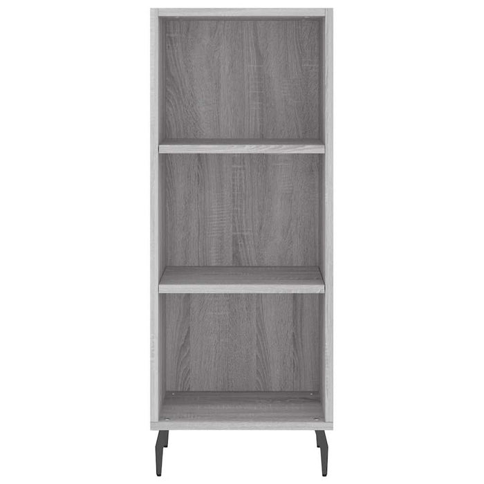 Dulap înalt, gri sonoma, 34,5x34x180 cm, lemn prelucrat - WALTI WALTI