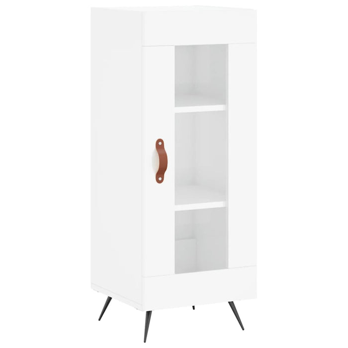 Dulap înalt, alb extralucios, 34,5x34x180 cm, lemn prelucrat WALTI