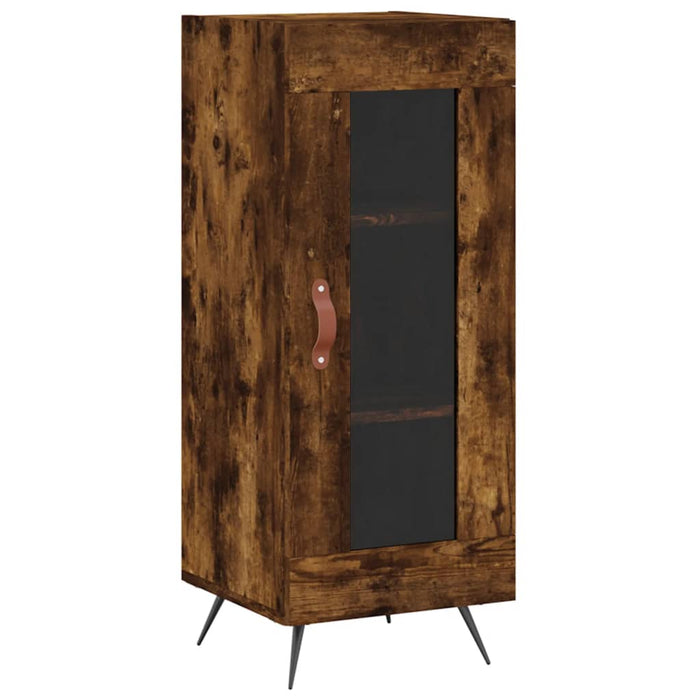 Dulap înalt, stejar fumuriu, 34,5x34x180 cm, lemn prelucrat WALTI