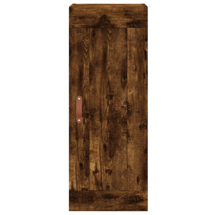 Dulap înalt, stejar fumuriu, 34,5x34x180 cm, lemn prelucrat WALTI