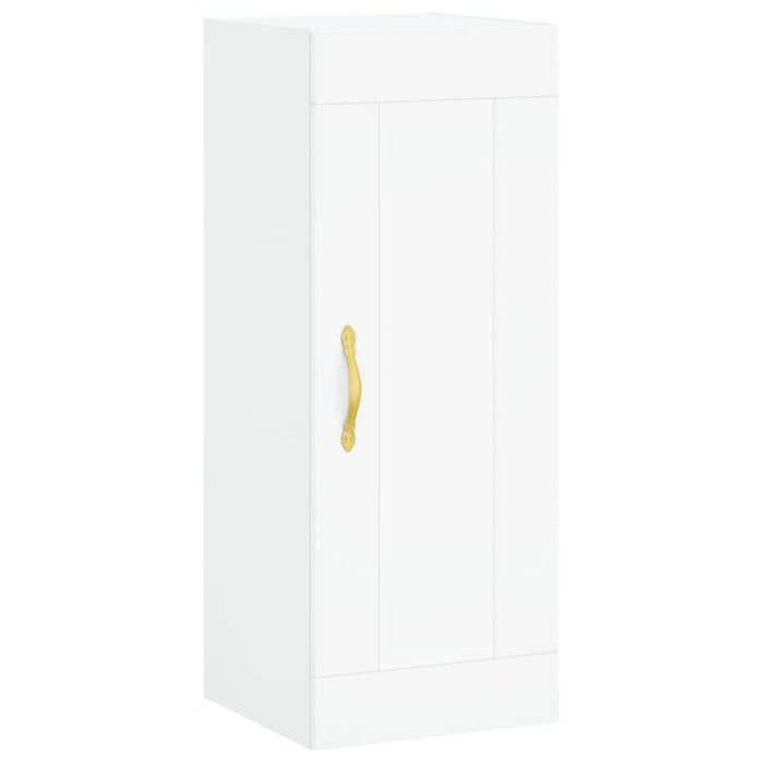 Dulap înalt, alb, 34,5x34x180 cm, lemn prelucrat WALTI