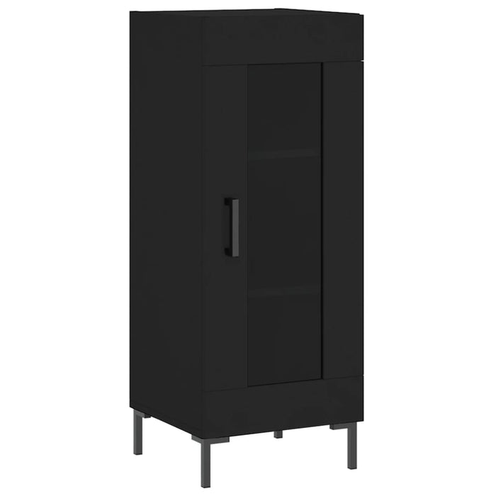 Dulap înalt, negru, 34,5x34x180 cm, lemn prelucrat WALTI