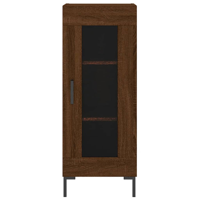 Dulap înalt, stejar maro, 34,5x34x180 cm, lemn prelucrat WALTI