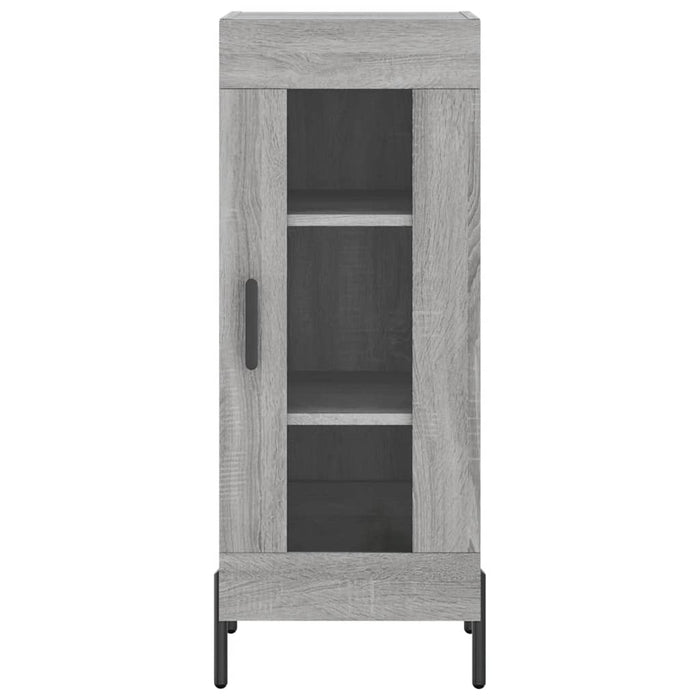 Dulap înalt, gri sonoma, 34,5x34x180 cm, lemn prelucrat WALTI