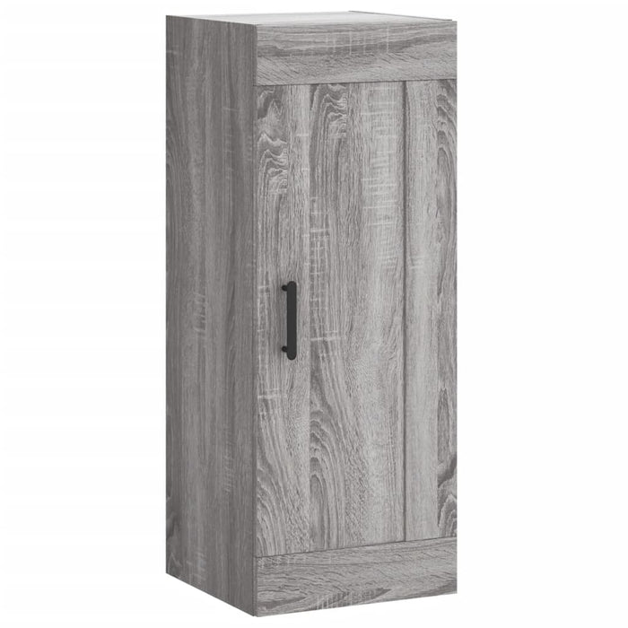 Dulap înalt, gri sonoma, 34,5x34x180 cm, lemn prelucrat WALTI