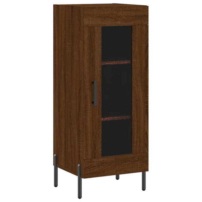 Dulap înalt, stejar maro, 34,5x34x180 cm, lemn prelucrat WALTI