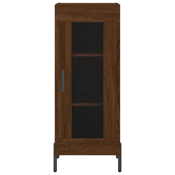 Dulap înalt, stejar maro, 34,5x34x180 cm, lemn prelucrat WALTI