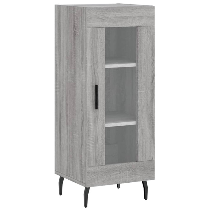 Dulap înalt, gri sonoma, 34,5x34x180 cm, lemn prelucrat - WALTI WALTI
