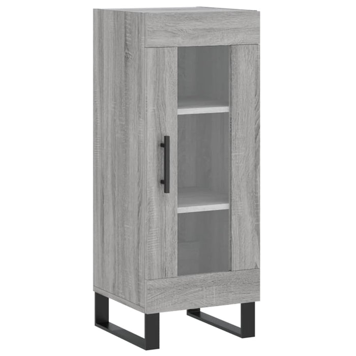 Dulap înalt, gri sonoma, 34,5x34x180 cm, lemn prelucrat WALTI