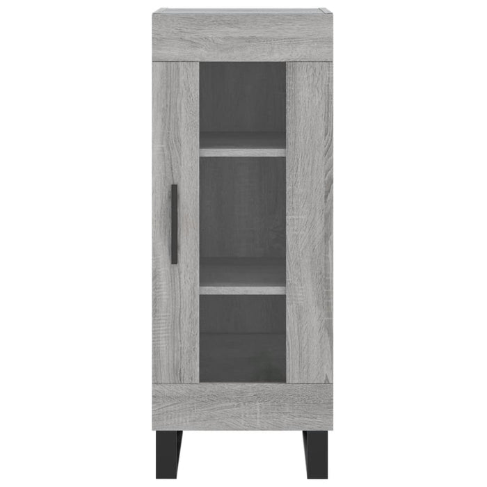 Dulap înalt, gri sonoma, 34,5x34x180 cm, lemn prelucrat WALTI