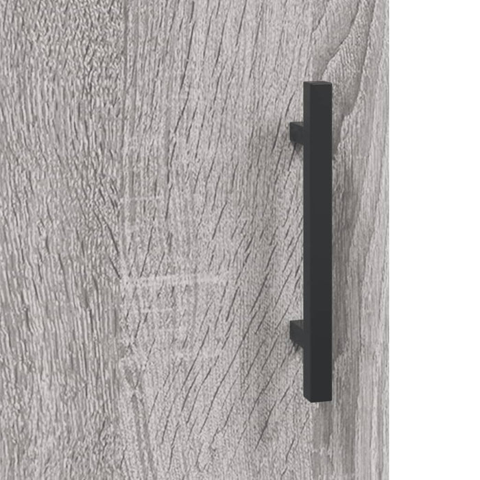 Dulap înalt, gri sonoma, 34,5x34x180 cm, lemn prelucrat WALTI