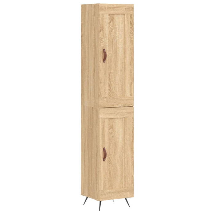 Dulap înalt, stejar sonoma, 34,5x34x180 cm, lemn prelucrat WALTI