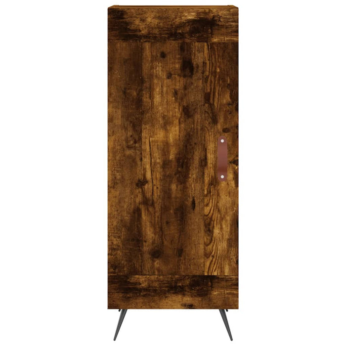Dulap înalt, stejar fumuriu, 34,5x34x180 cm, lemn prelucrat WALTI