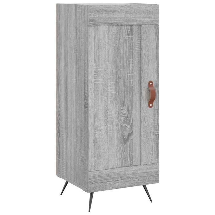 Dulap înalt, gri sonoma, 34,5x34x180 cm, lemn prelucrat WALTI