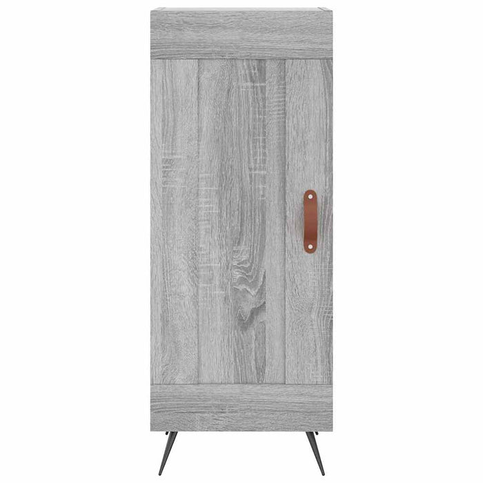 Dulap înalt, gri sonoma, 34,5x34x180 cm, lemn prelucrat WALTI