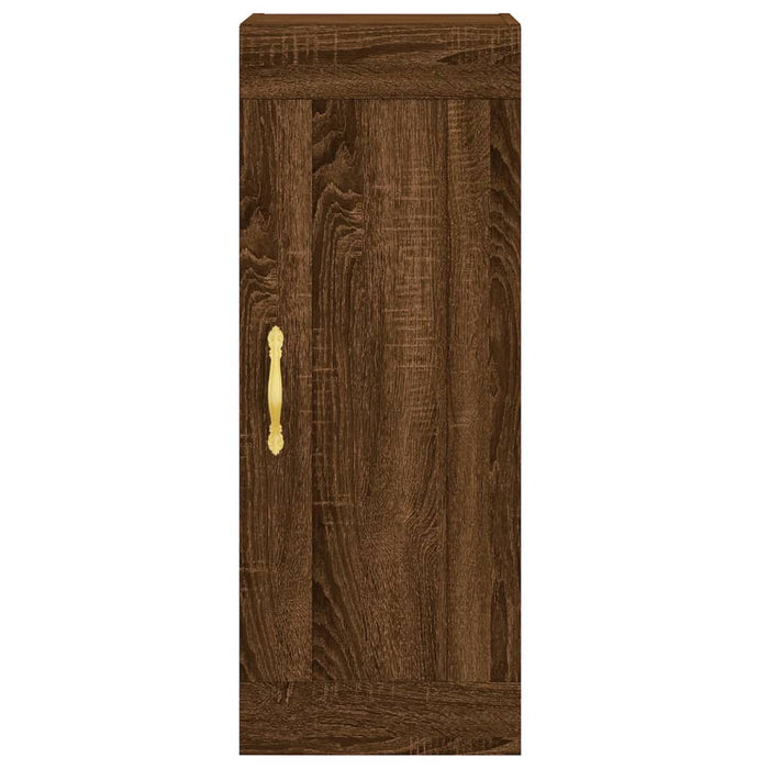 Dulap înalt, stejar maro, 34,5x34x180 cm, lemn prelucrat WALTI