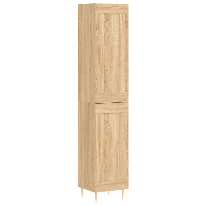 Dulap înalt, stejar sonoma, 34,5x34x180 cm, lemn prelucrat WALTI