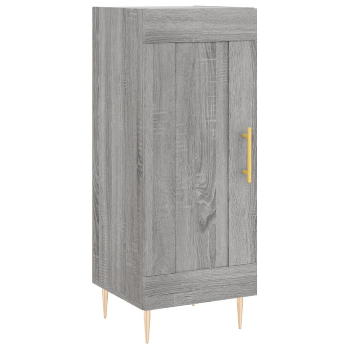 Dulap înalt, gri sonoma, 34,5x34x180 cm, lemn prelucrat WALTI