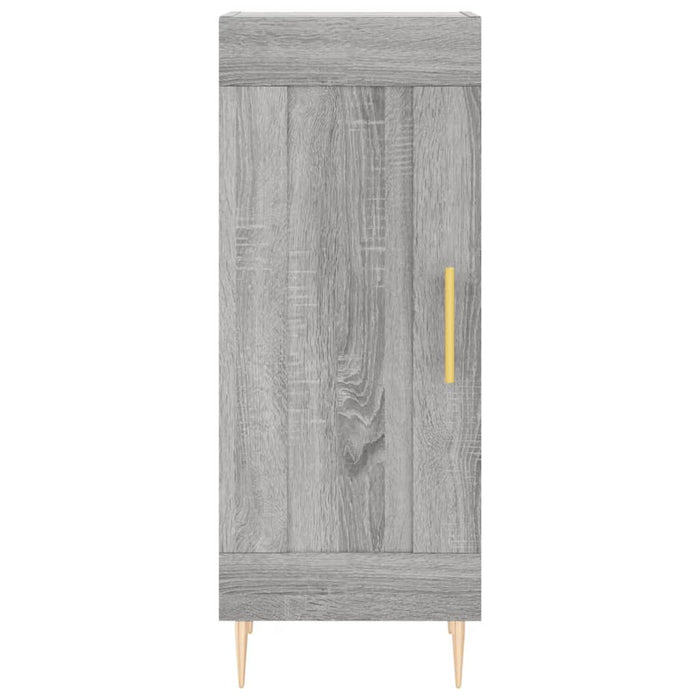 Dulap înalt, gri sonoma, 34,5x34x180 cm, lemn prelucrat WALTI