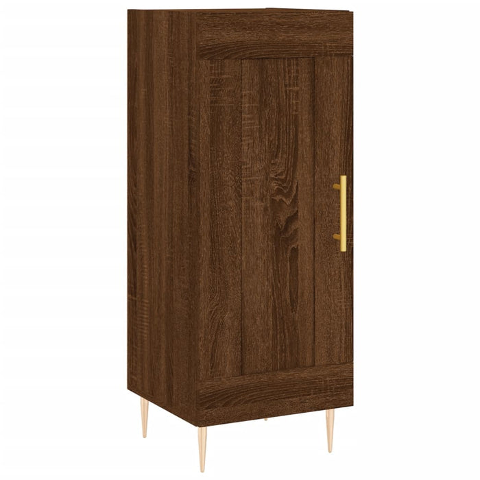 Dulap înalt, stejar maro, 34,5x34x180 cm, lemn prelucrat WALTI