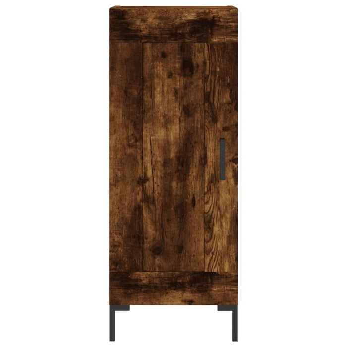 Dulap înalt, stejar fumuriu, 34,5x34x180 cm, lemn prelucrat - WALTI WALTI