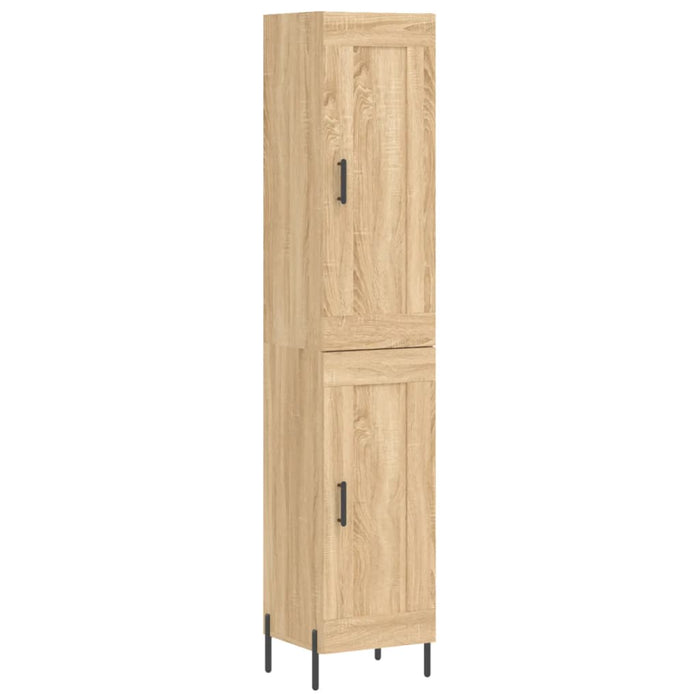 Dulap înalt, stejar sonoma, 34,5x34x180 cm, lemn prelucrat WALTI