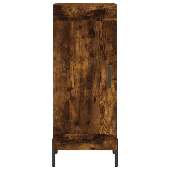 Dulap înalt, stejar fumuriu, 34,5x34x180 cm, lemn prelucrat WALTI