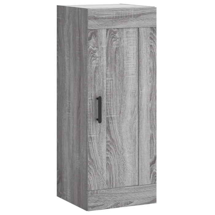 Dulap înalt, gri sonoma, 34,5x34x180 cm, lemn prelucrat WALTI