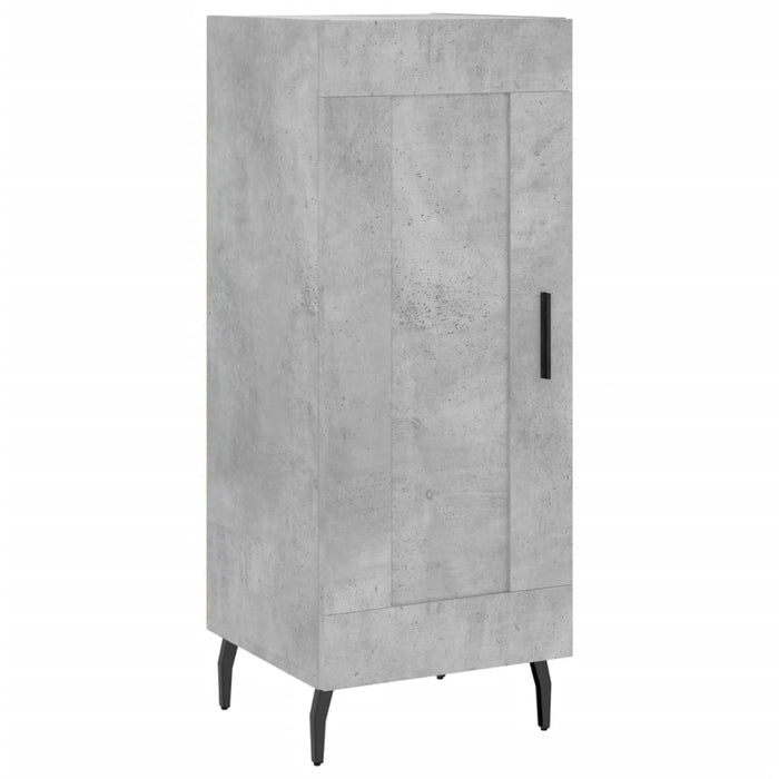 Dulap înalt, gri beton, 34,5x34x180 cm, lemn prelucrat WALTI