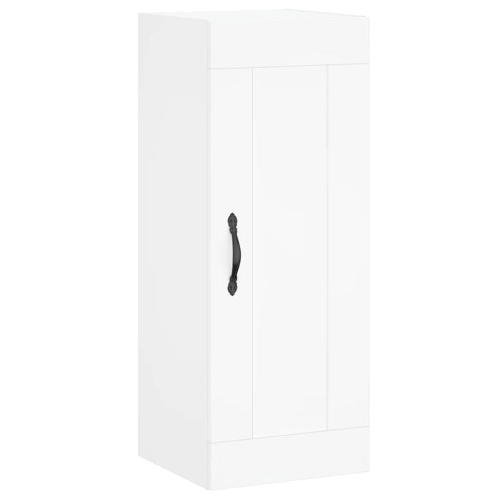 Dulap înalt, alb, 34,5x34x180 cm, lemn prelucrat WALTI