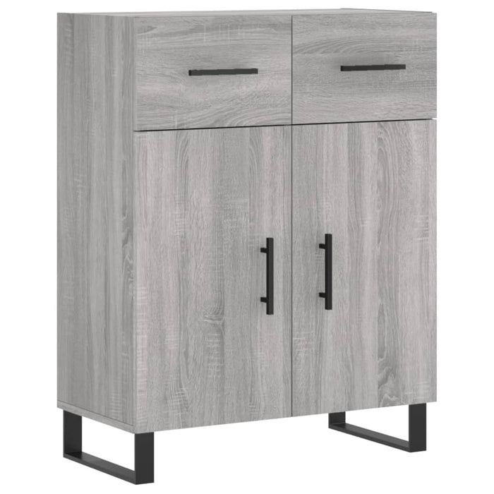 Dulap înalt, gri sonoma, 69,5x34x180 cm, lemn compozit - WALTI WALTI