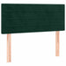 Pat box spring cu saltea, verde închis, 90x190 cm, catifea - WALTI WALTI