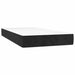 Pat box spring cu saltea, negru, 90x200 cm, catifea - WALTI WALTI
