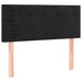 Pat box spring cu saltea, negru, 90x200 cm, catifea - WALTI WALTI