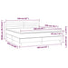 Pat box spring cu saltea, roz, 160x200 cm, catifea - WALTI WALTI