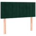 Pat box spring cu saltea, verde închis, 120x200 cm, catifea - WALTI WALTI