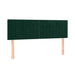 Pat box spring cu saltea, verde închis, 140x190 cm, catifea - WALTI WALTI