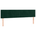 Pat box spring cu saltea, verde închis, 160x200 cm, catifea - WALTI WALTI